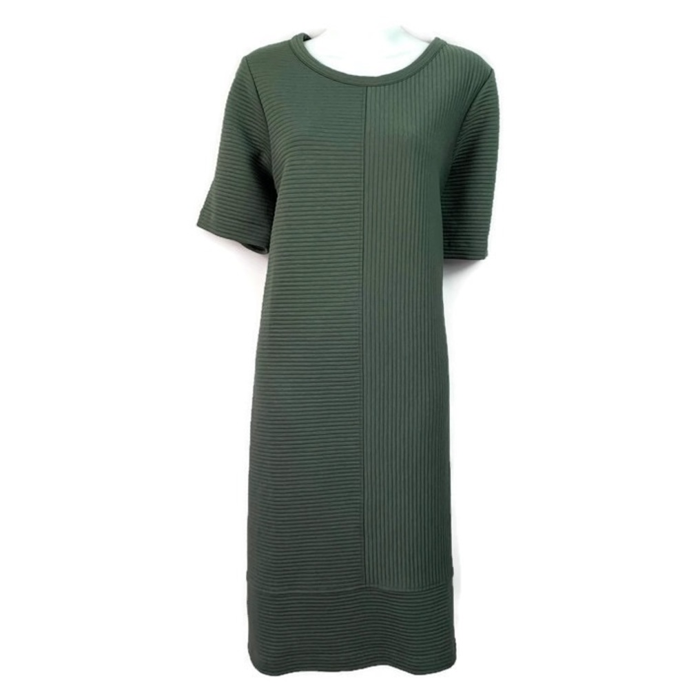 Boden quilted sheath Dress Green Sz UK 18L US 14L